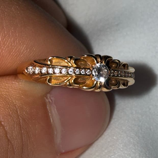 크롬하츠 22k 베이비플로랄 다이아 us6.5 오리지널