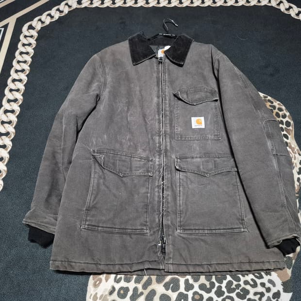 (희귀)80's 칼하트 아크틱 퀼티드 라이닝 워크 초어 코트 자켓 XL