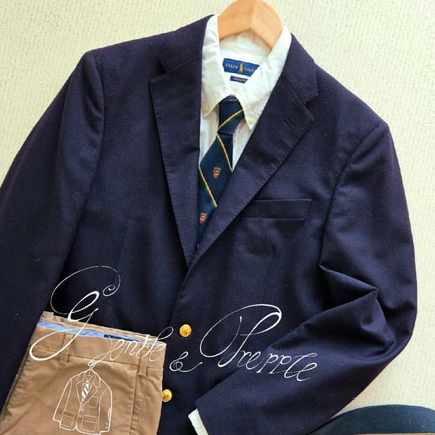 폴로 랄프로렌 도스킨 금장 자켓 블레이저