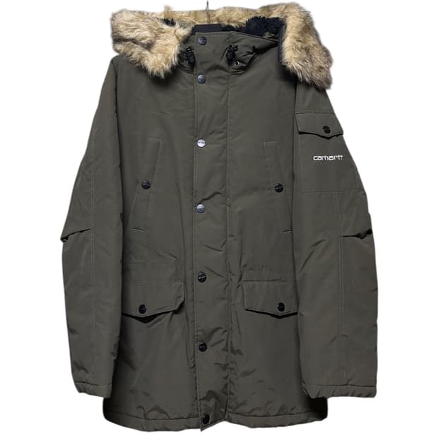 [Carhartt wip] 칼하트 우먼즈 카키 앵커리지 파카 XS