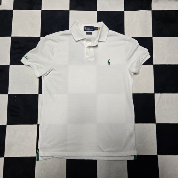 S 폴로랄프로렌 어스폴로 반팔 카라티셔츠 화이트