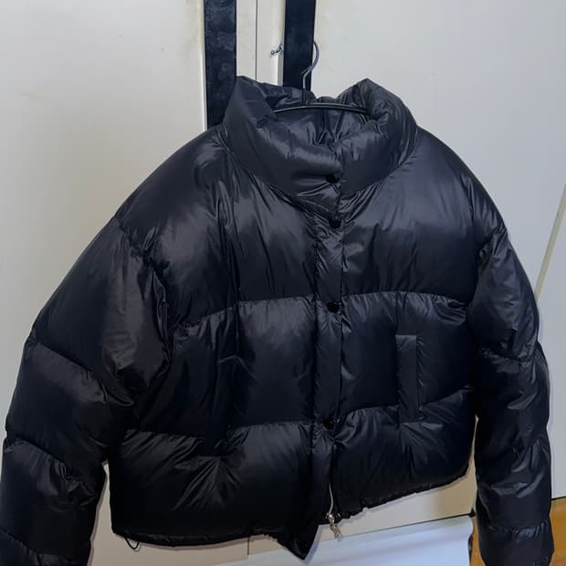 무광 헤비 숏패딩