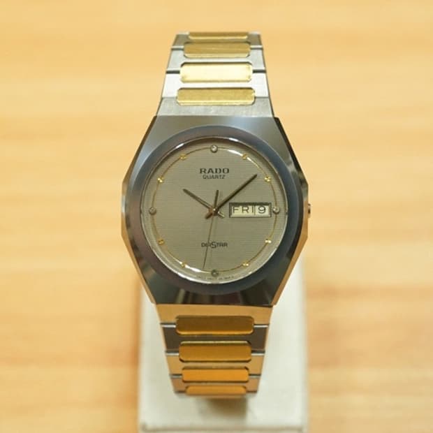 80s 라도 다이아스타 콤비 쿼츠 시계