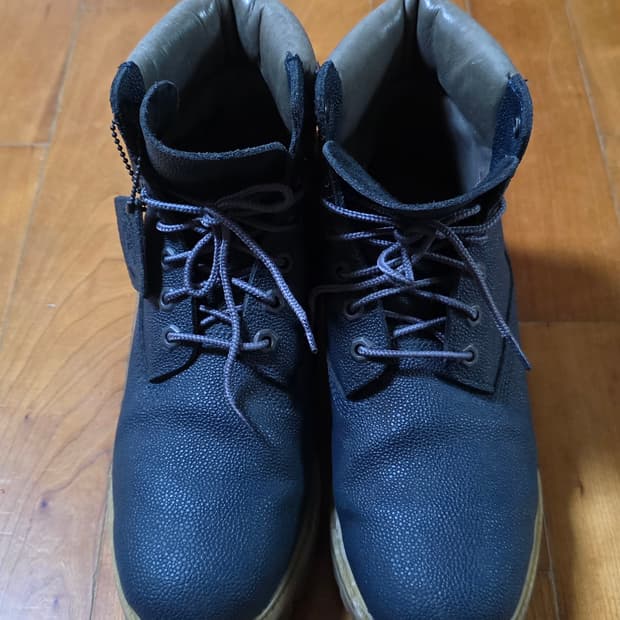 팀버랜드 네이비 헬코아 가죽부츠 260사이즈