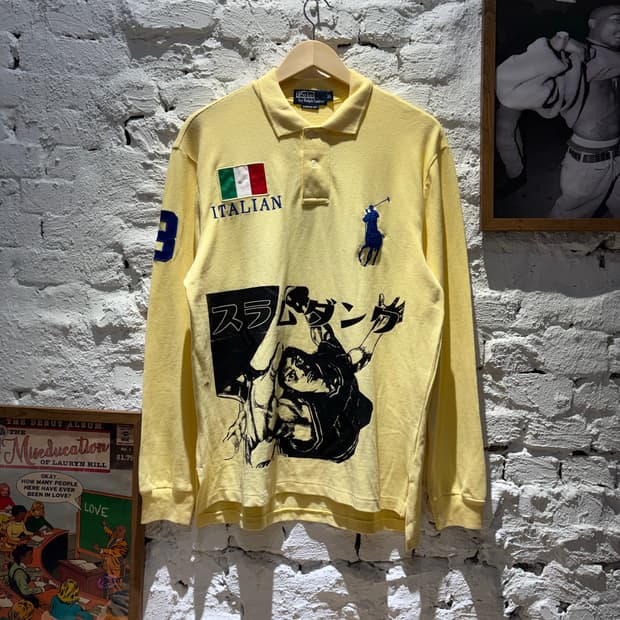 폴로 랄프로렌 빅포니 이탈리안 치프키프 슬램덩크 커스텀 카라슬리브