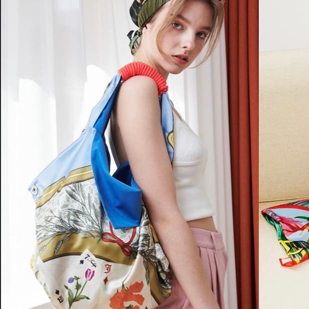 노메터 nomatter 스카프백