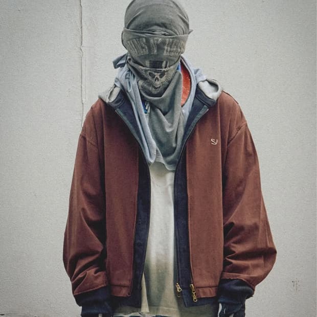 스키즘인듀싱 후드집업 HYBRID BLOUSON BROWN