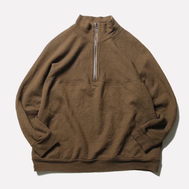 캡틴선샤인 코튼 하프 집업