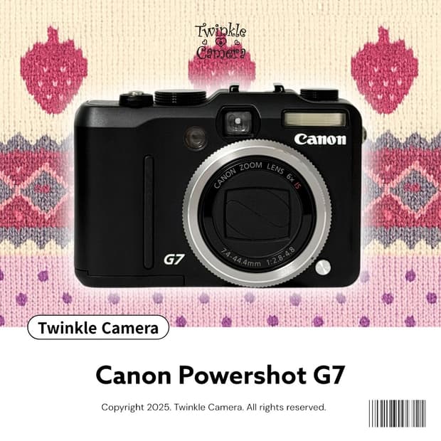 Canon Powershot 캐논 파워샷 G7