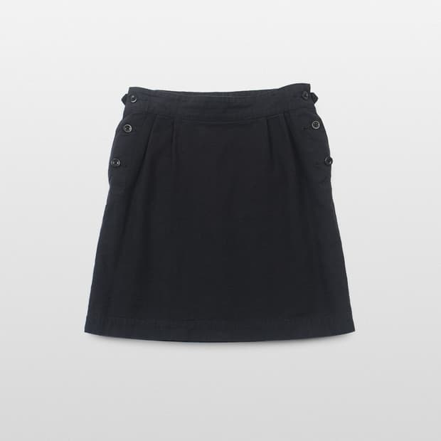 MHL Cotton Button Detail Skirt