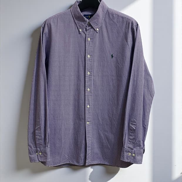 폴로 랄프로렌 깅엄 체크 셔츠