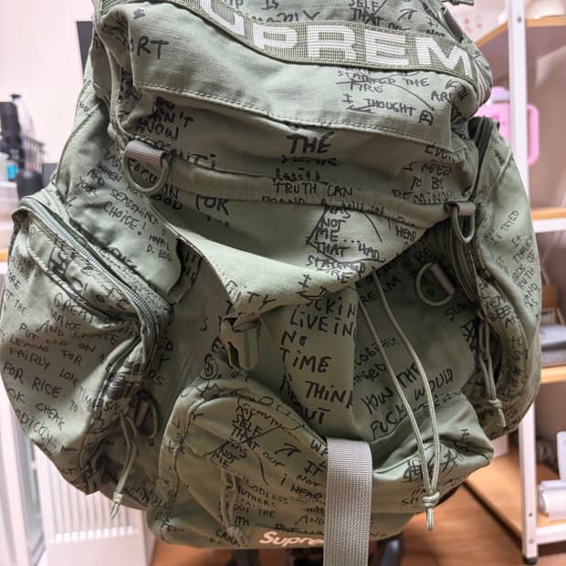 슈프림 23ss 백팩 올리브곤즈