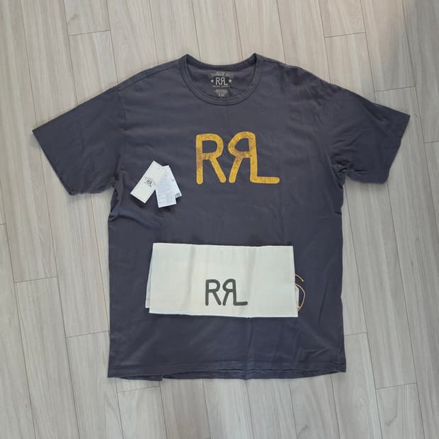 RRL 더블알엘 랜치 로고 반팔 티셔츠 L