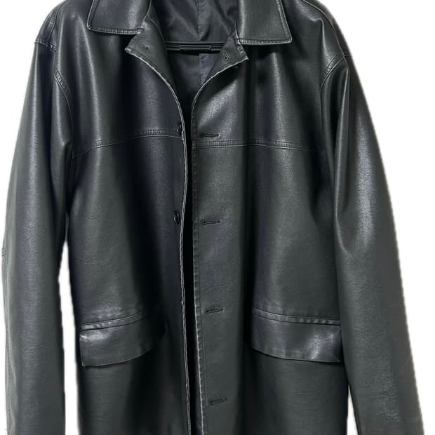 파르티멘토 VTG 워시드 레더 카코트 L