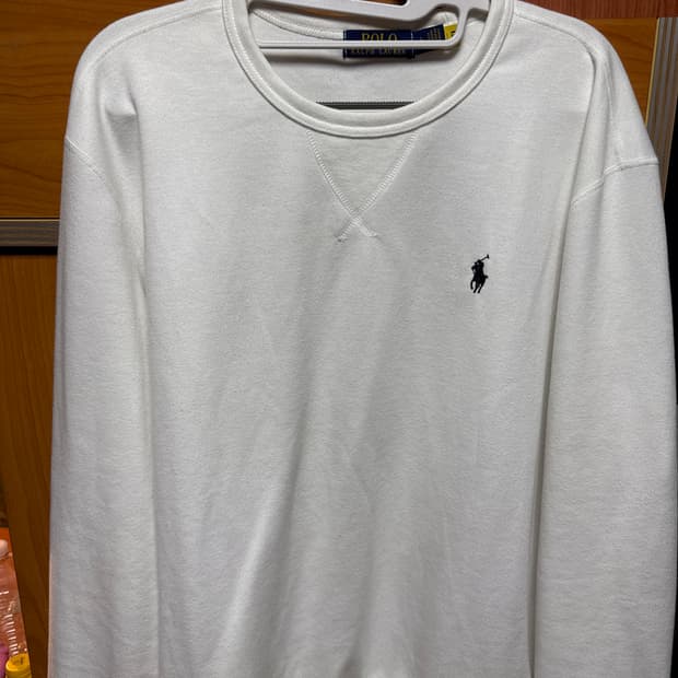 polo 맨투맨 화이트 L