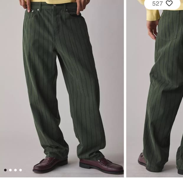 Obey classic baggy stripe pants