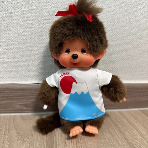 몬치치 후지산 티셔츠 인형