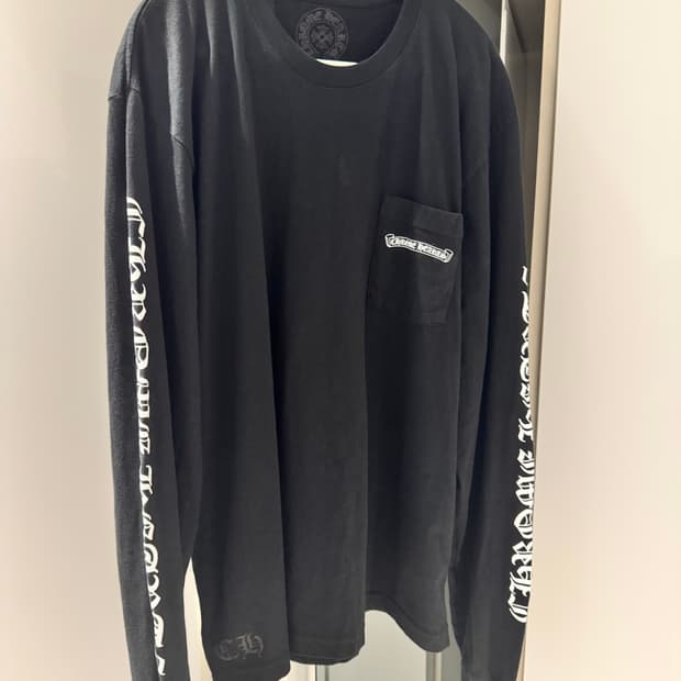 XL 크롬하츠 스크롤 로고 롱슬리브