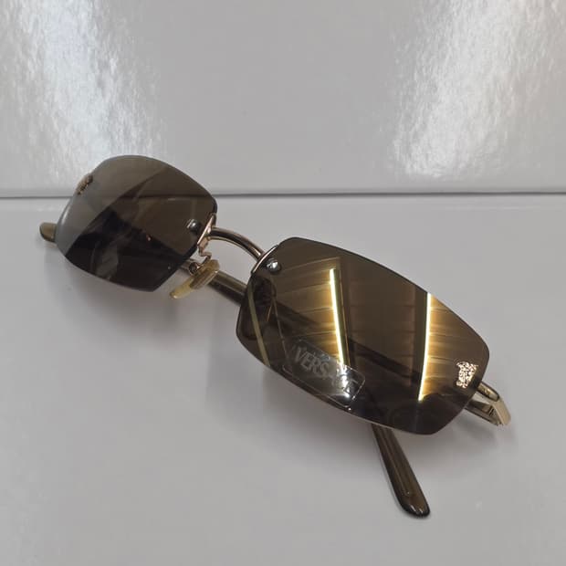 베르사체 골드 무테 선글라스 mod.m66/s