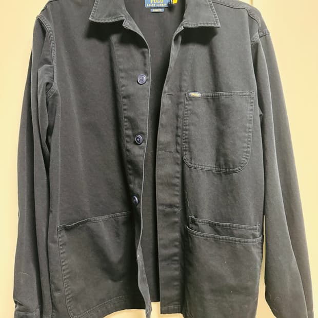 [QR인증]폴로랄프로렌 코튼 유틸리티 프렌치 워크자켓 네이비 L사이즈