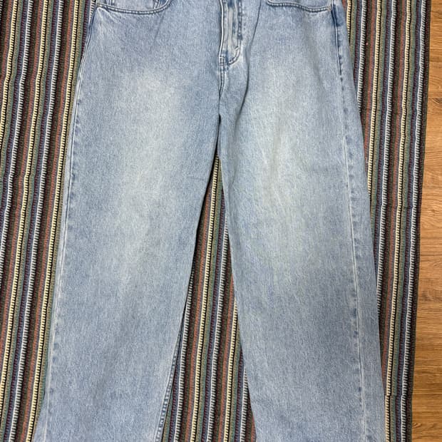 디스이즈네버댓 릴렉스 데님 팬츠 (L)