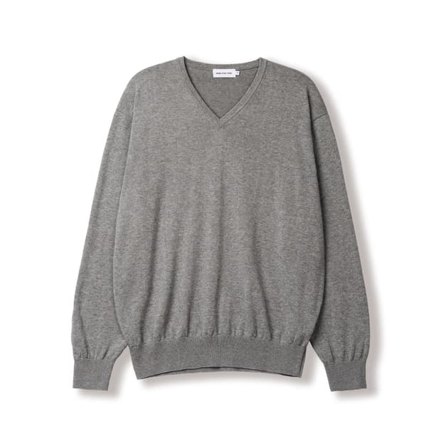 새상품급 2) 스테디에브리웨어 코튼 브이넥 니트 그레이
