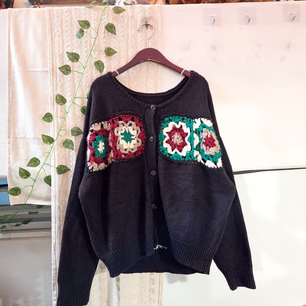 Niko and... 모티브 포인트 가디건 [빅사이즈]