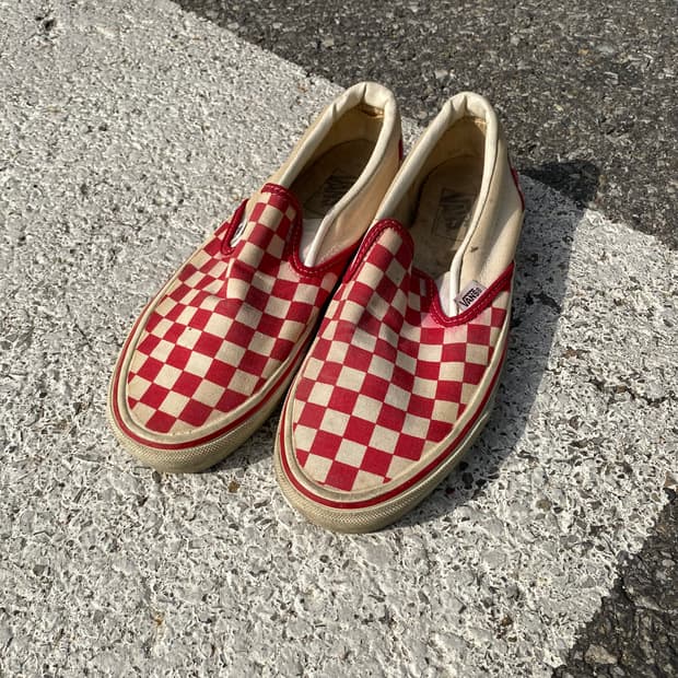 275) 80s 반스 레드체커