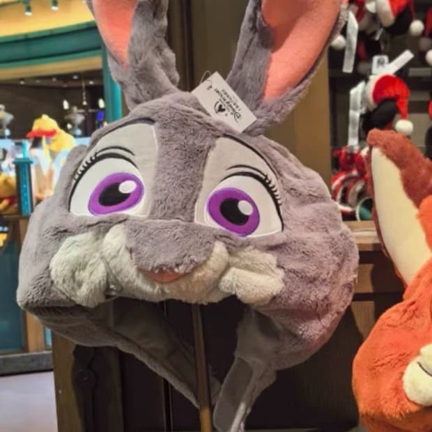 상하이 디즈니랜드 주토피아 주디 겨울모자 닉 토끼