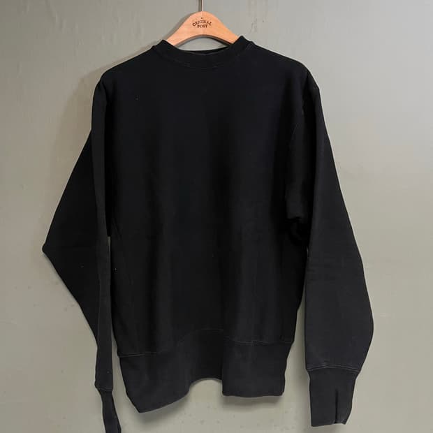 챔버 스웻셔츠 블랙 헤비온즈 M