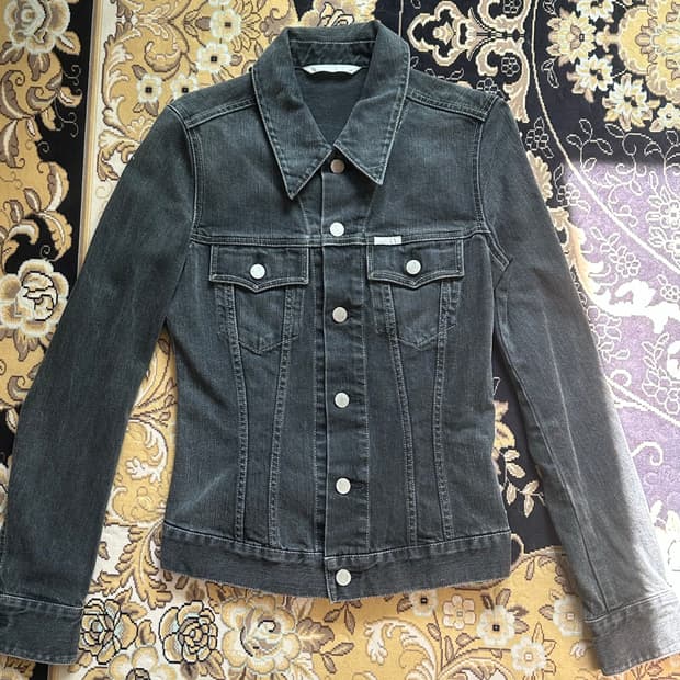 Levis lady style jacket 흑청 자켓