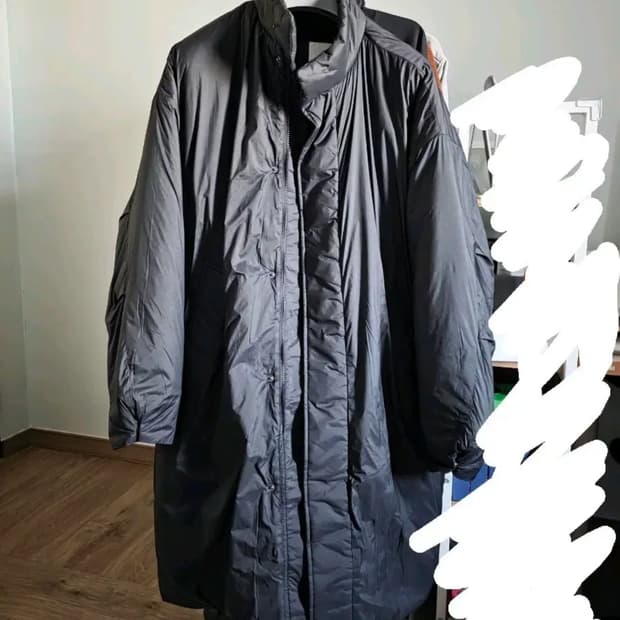 (m)247시리즈 프리마로프트 맥시핏 코트 블랙