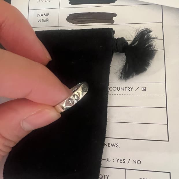 크롬하츠 피라미드 플러스 버블검링 us6.5