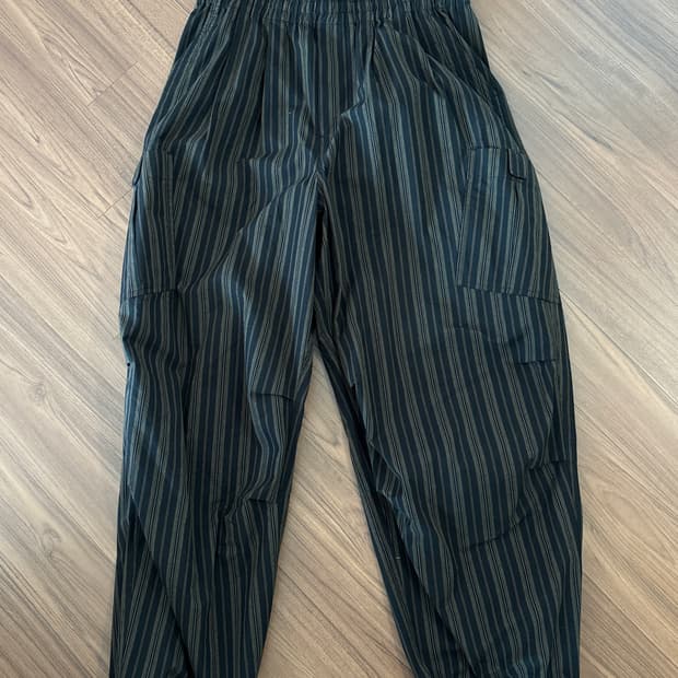 [TRAVEL] 스트라이프 카고 포켓 팬츠