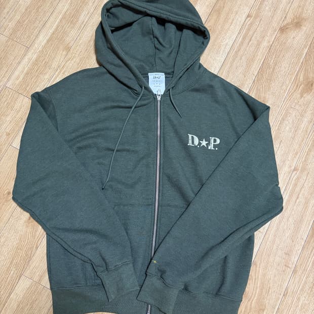 [M] 아이앱 스튜디오 x D.P. 후드 집업 다크 그린