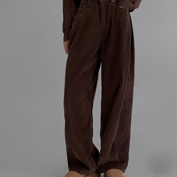 ootj 코듀로이 와이드팬츠