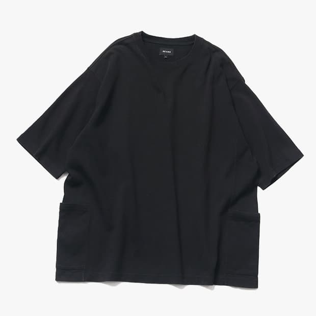 BEAMS - 23SS SIDE POCKET T SHIRT
