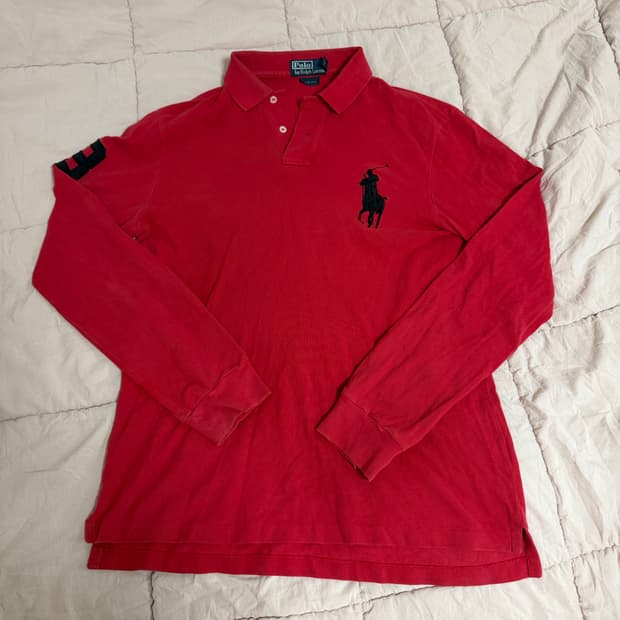 폴로 빅포니 치프키프 pk 레드 L