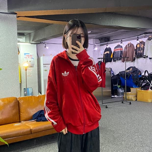 아디다스 파이어버드 레드 트랙탑 져지 B4896