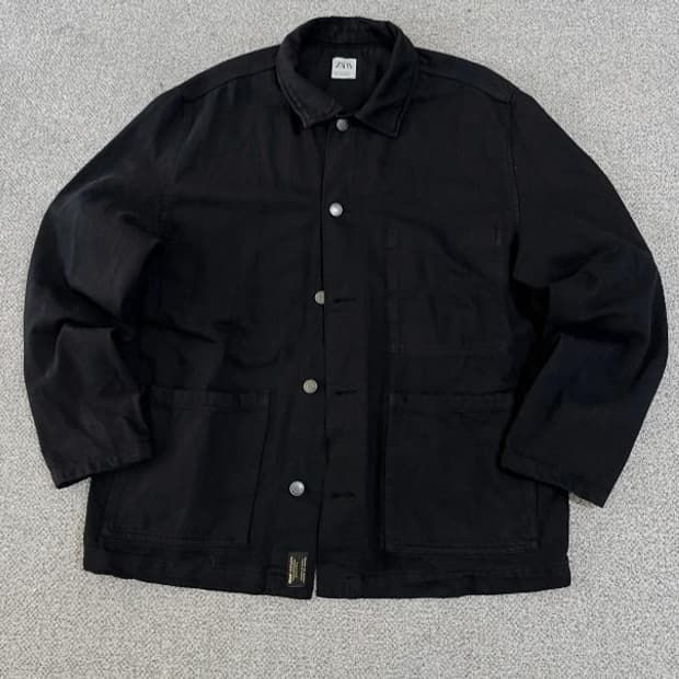 자라 블랙 워크 자켓 105/XL