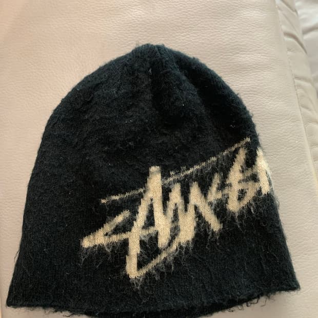 스투시 비니 블랙 판매