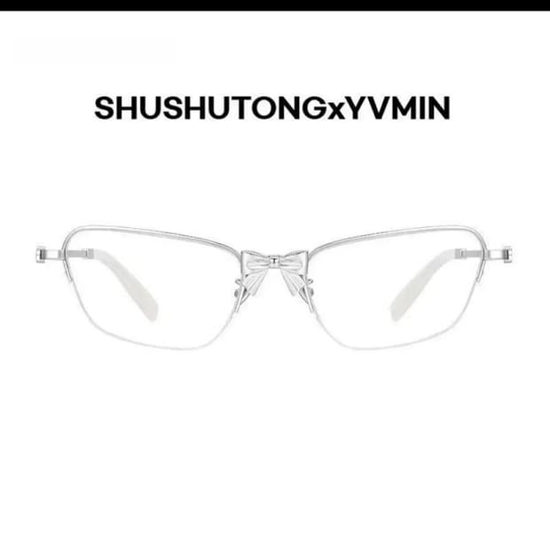 슈슈통 위민 콜라보 펄보우 실버 안경
