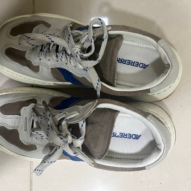 ADERERROR Torn low trainer (Grey/Brown) 