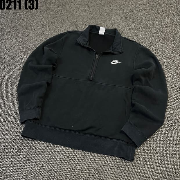 나이키 반집업 맨투맨