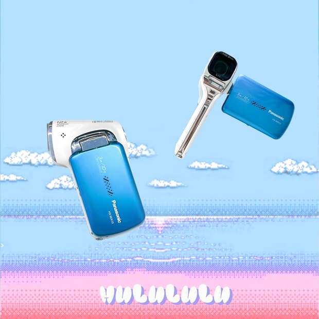 파나소닉 HX-WA10 뉴진스 버블검 캠코더