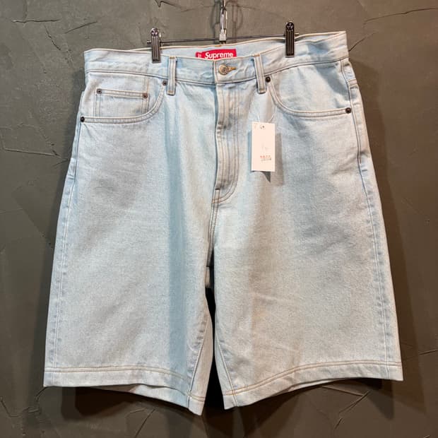 [32] SUPREME 슈프림 데님 버뮤다 팬츠
