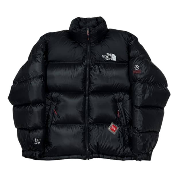 노스페이스 한정판 써밋 850 LTD 눕시 블랙 패딩 자켓 M
