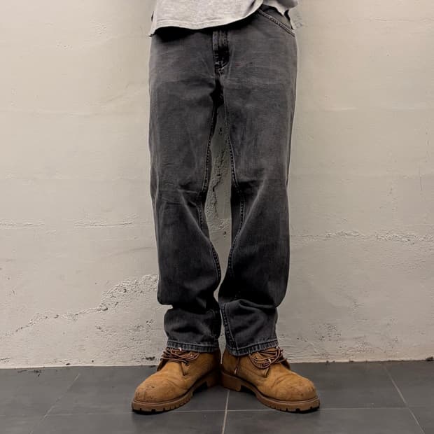 Lee regulat fit black jean