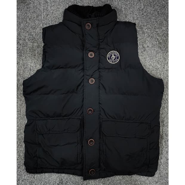 아베크롬비 빈티지 다운 패딩 베스트 조끼 XL
