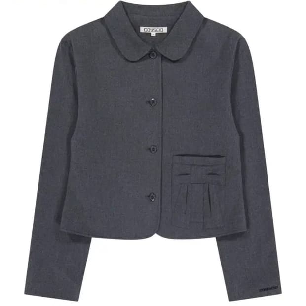 코이세이오 RIBBON JACKET GREY
